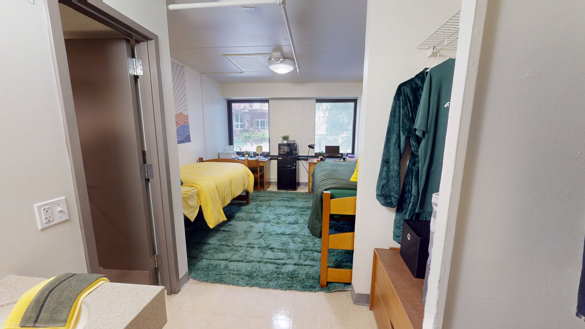 Milton Hall Double Room Tour