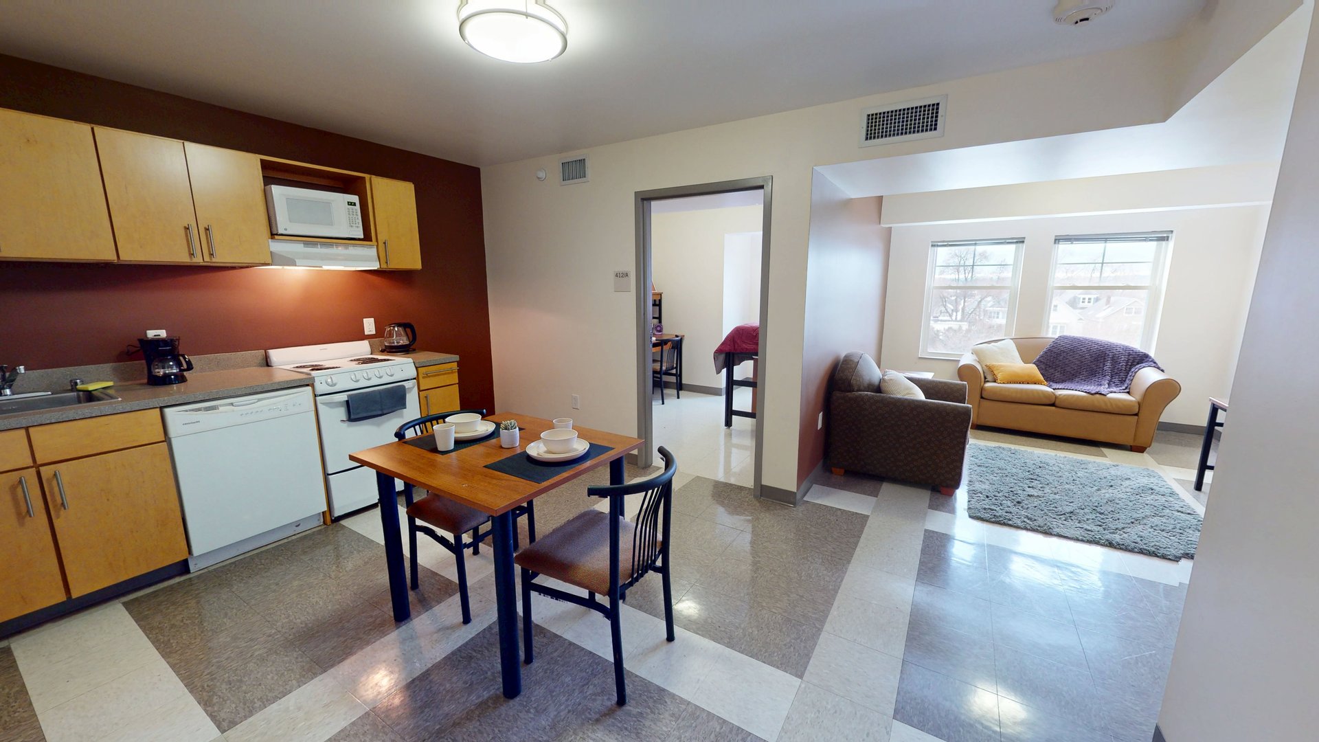 2 Bed/ 1 Bath – Type E