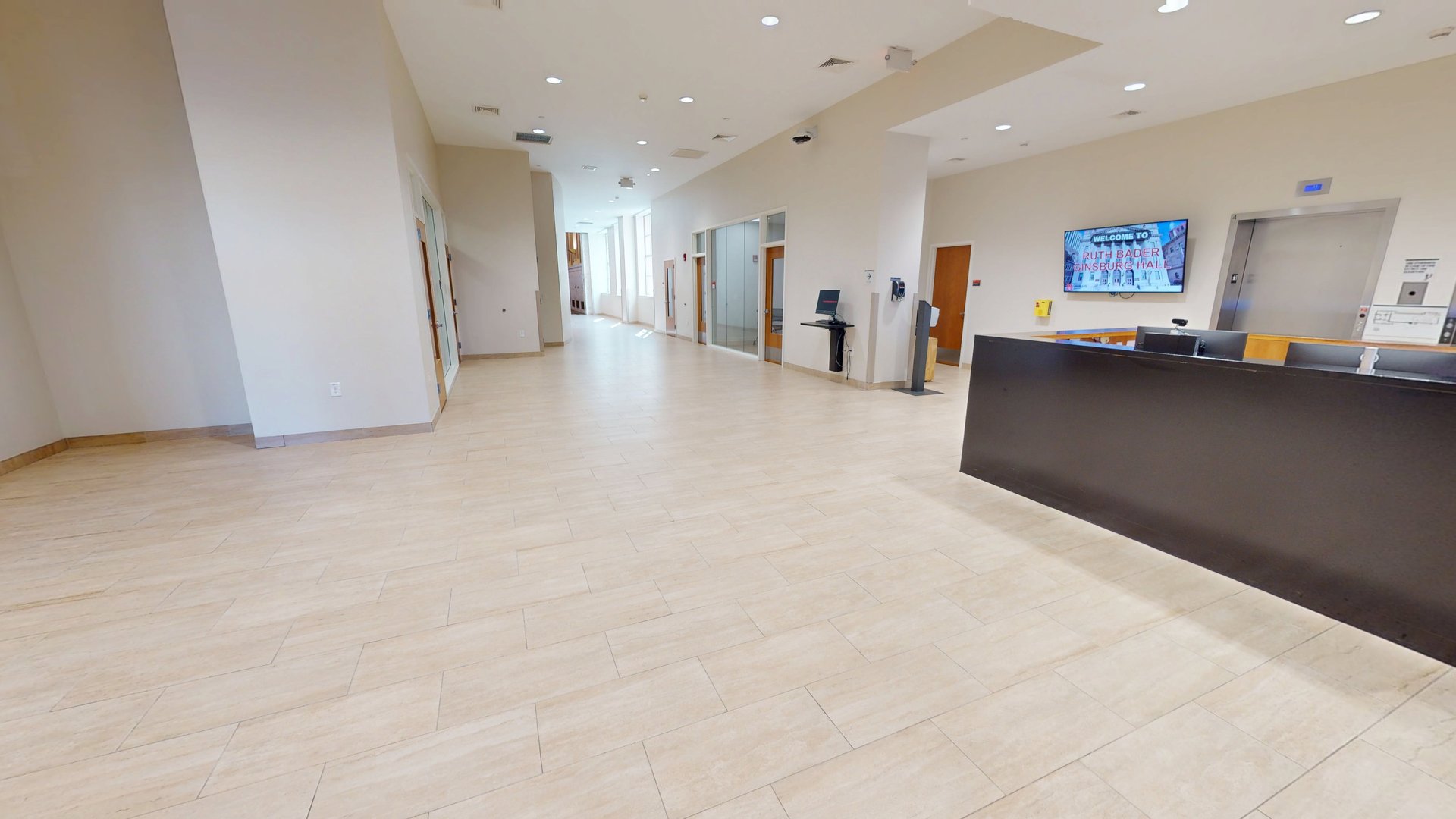 RBG Hall 1st Floor Rear Hallway