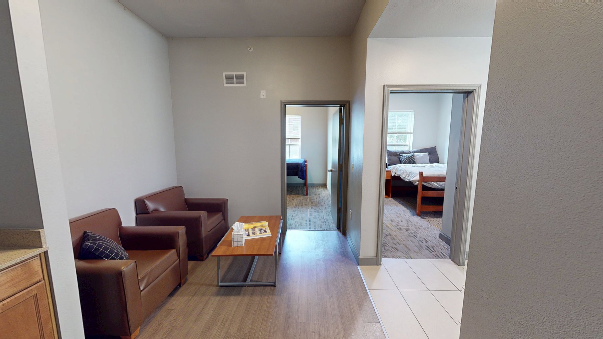 Integrity Hall / Traditions Hall 2 Bedroom / 1 Bath Suite