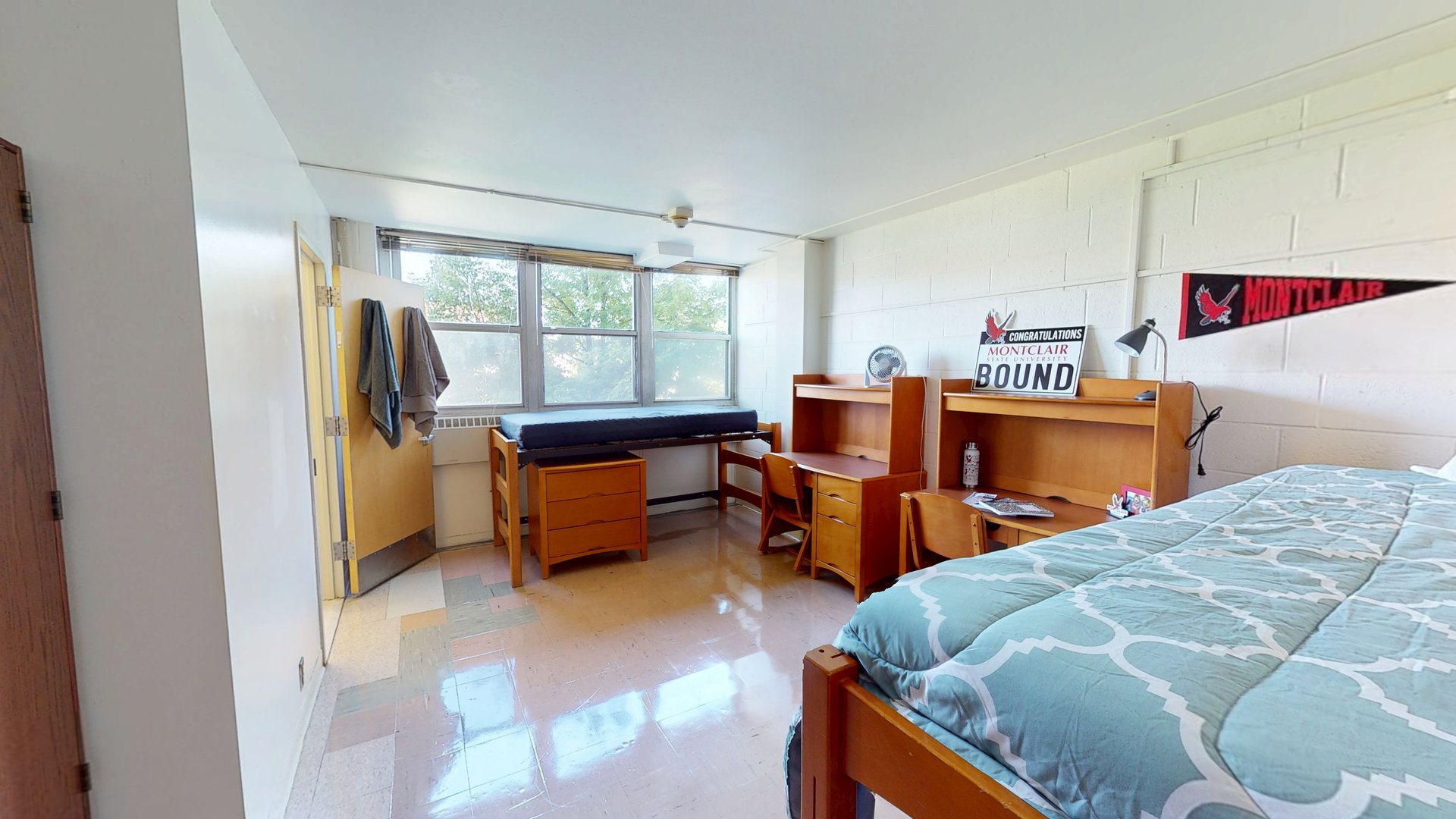 Freeman Hall 2 Bedroom Suite – Double and Triple Bedrooms