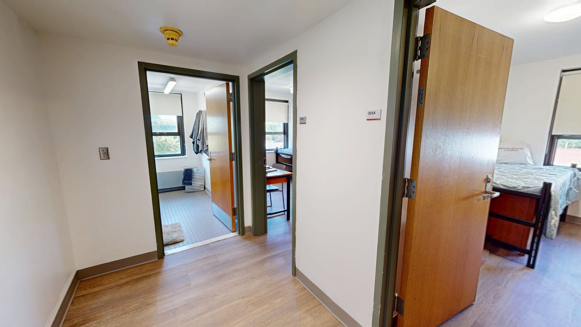 Russ Hall 2 Double Bedroom Suite